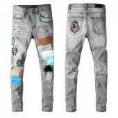 acheter amiri jeans fit pantalones ar6510 gray